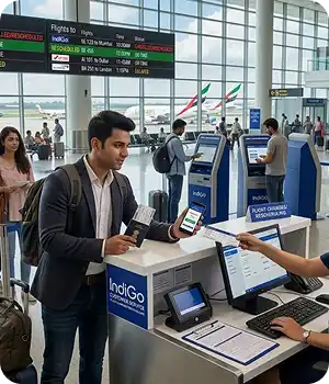 Flight change policy illustration